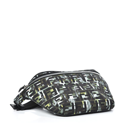 Fendi Nylon CamouFF Belt Bag Black Multicolor 3 of 9