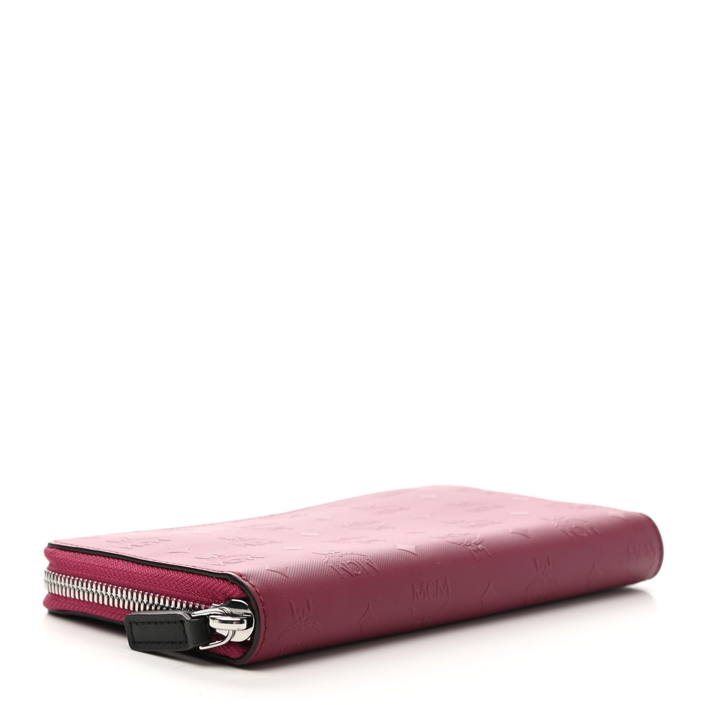 Monogram Coated Canvas Zip Around Wallet Purple