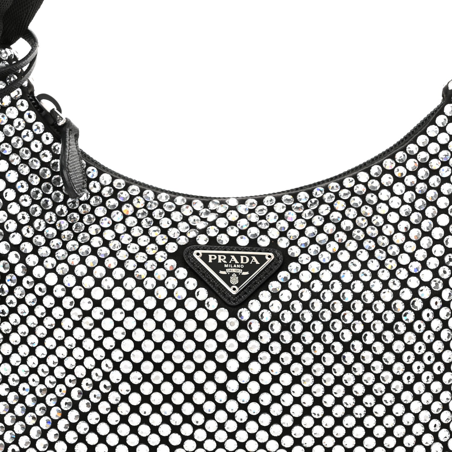 Prada Satin Crystal Mini Re-Edition 2000 Bag Cristal 8 of 11