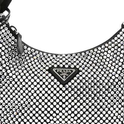 Prada Satin Crystal Mini Re-Edition 2000 Bag Cristal 8 of 11