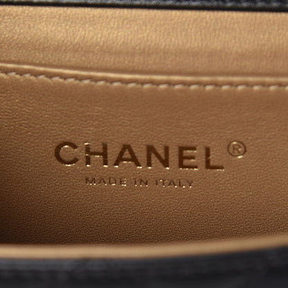 Chanel Lambskin Quilted Chic Pearls Flap Black 6 of 9