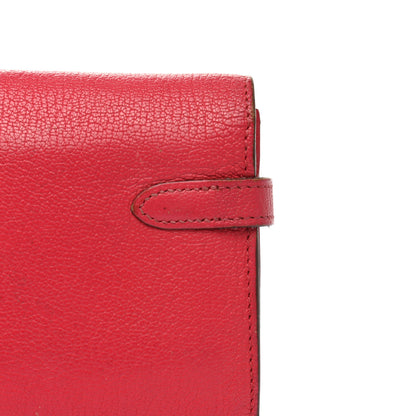 Hermes Chevre Mysore Kelly Longue Wallet Bougainvillea 14 of 16