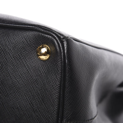 Prada Saffiano Large Galleria Double Zip Tote Black 10 of 15