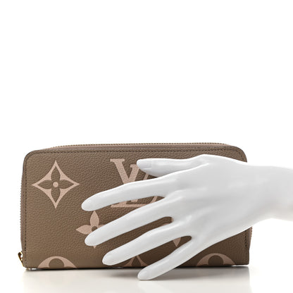 Louis Vuitton Empreinte Monogram Giant Zippy Wallet Tourterelle Creme 2 of 6