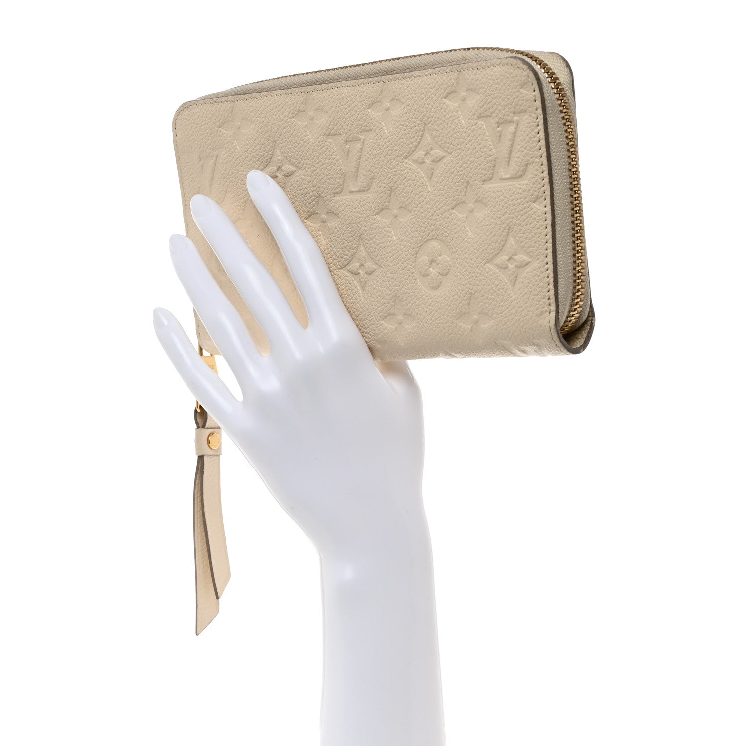 Louis Vuitton Empreinte Secret Long Wallet Neige 2 of 8
