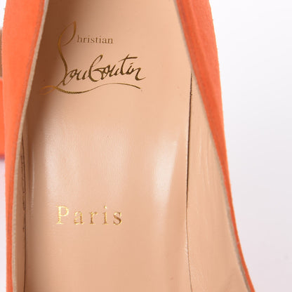 Christian Louboutin Suede So Kate 120 Pumps 37 Orange 6 of 10
