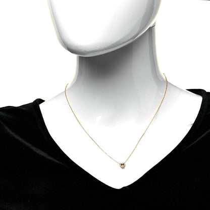Roberto Coin 18K Yellow Gold Diamond Tiny Treasures Heart Pendant Necklace 2 of 7