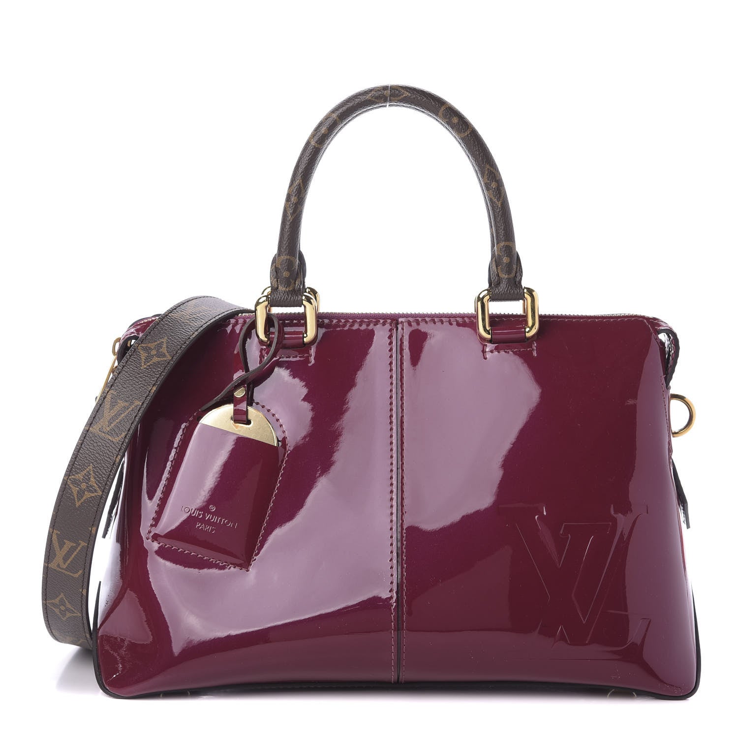 Louis Vuitton Patent Calfskin Miroir Tote Magenta 1 of 8