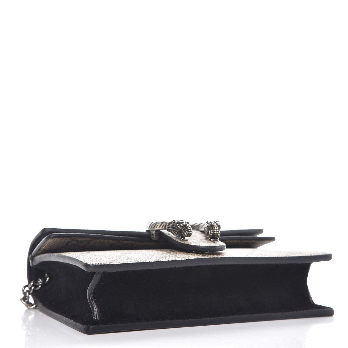 GG Supreme Monogram Super Mini Dionysus Shoulder Bag Black