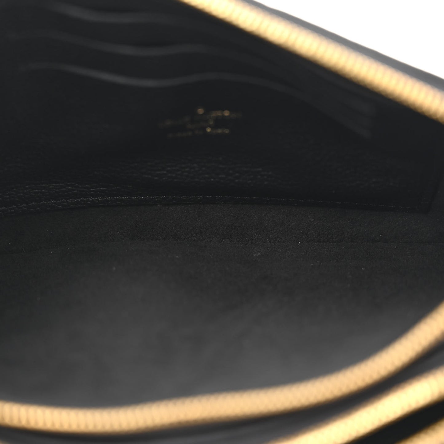 Empreinte Double Zip Pochette Black