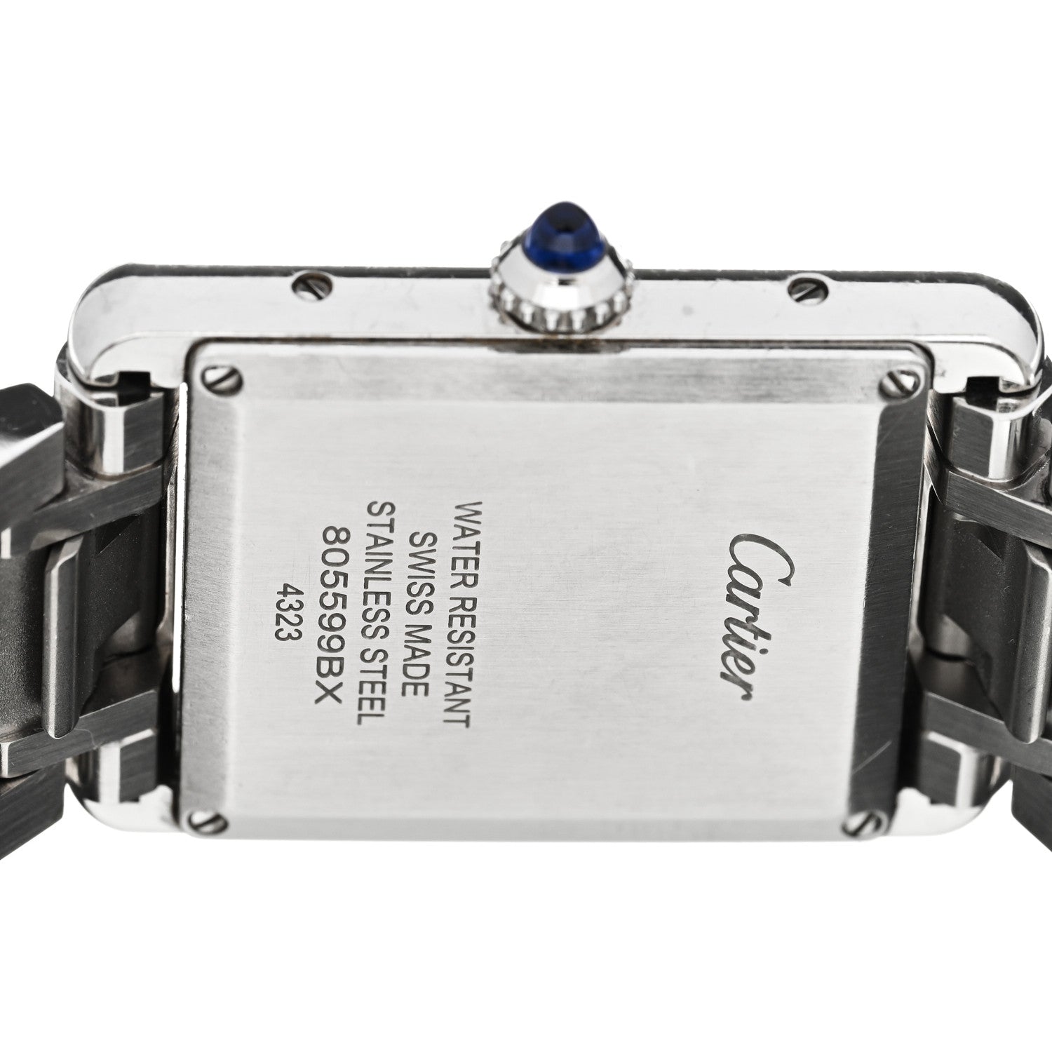 Cartier Stainless Steel 25mm Must de Cartier Tank Quartz Watch 4 of 5