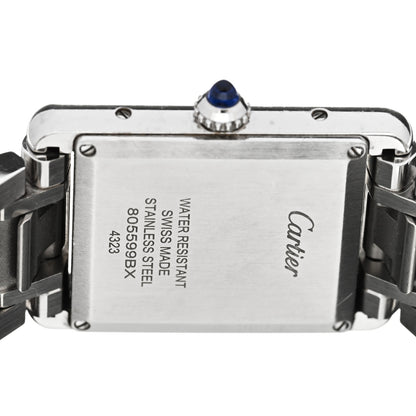 Cartier Stainless Steel 25mm Must de Cartier Tank Quartz Watch 4 of 5