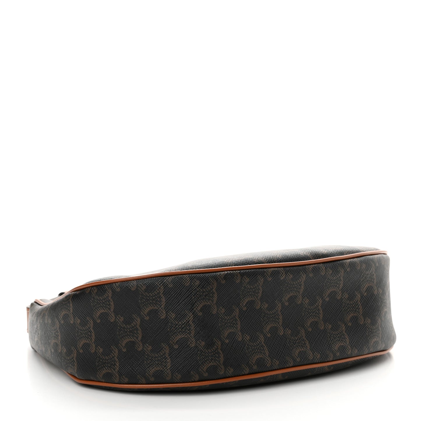 Triomphe Canvas Calfskin Ava Shoulder Bag Tan