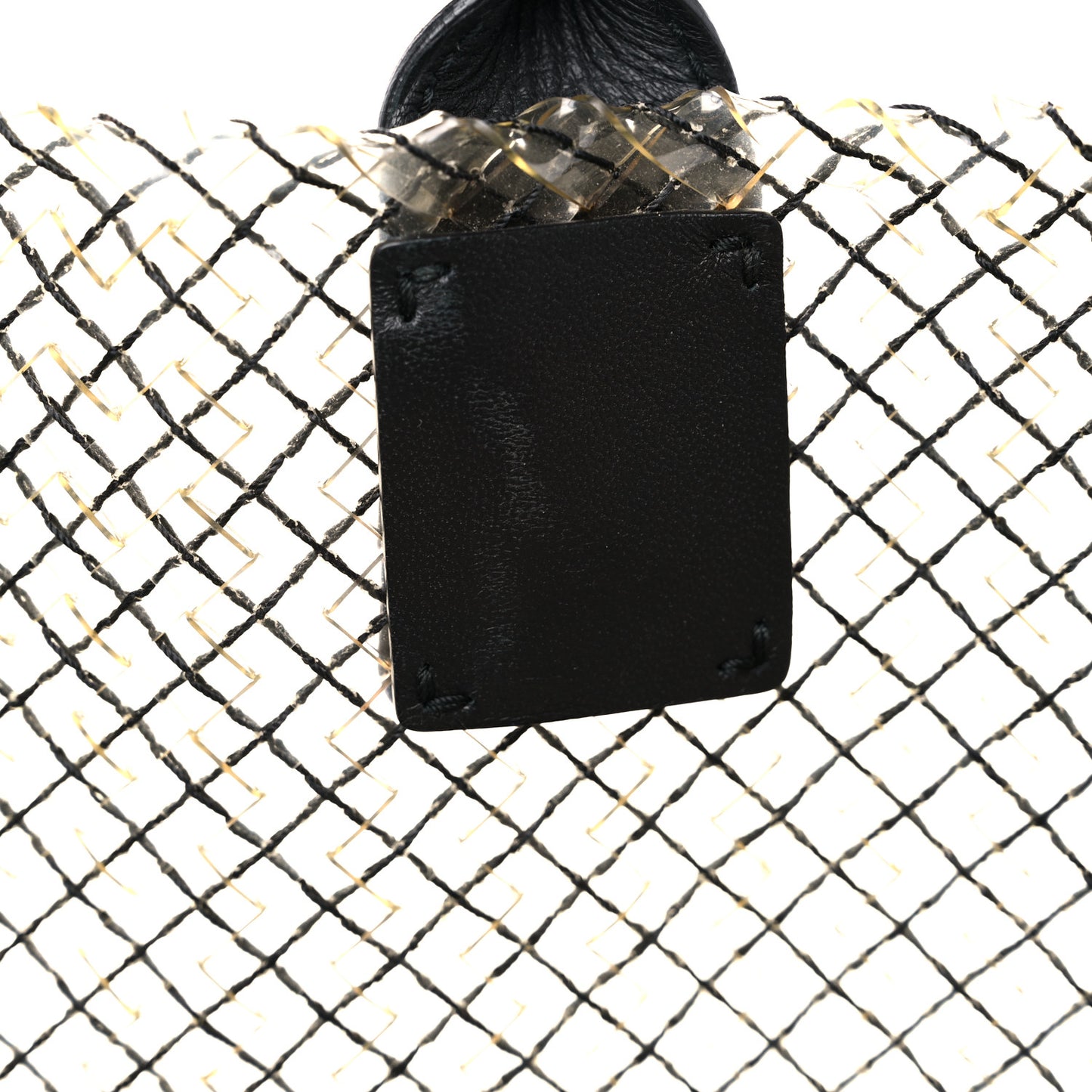 Nappa Intrecciato PVC Medium Cabat Black
