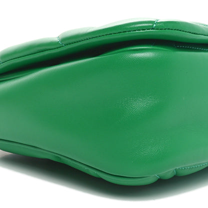 Alexander McQueen Lambskin Quilted Medium The Seal Chain Shoulder Bag Green 8 of 9