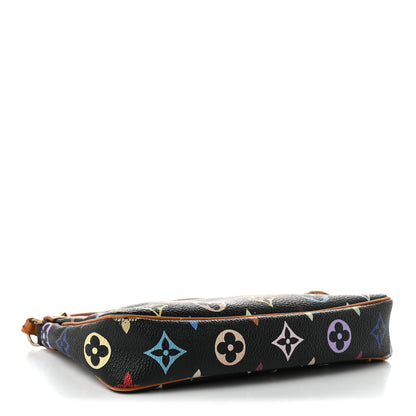 Louis Vuitton Monogram Multicolor Pochette Accessories Black 4 of 10