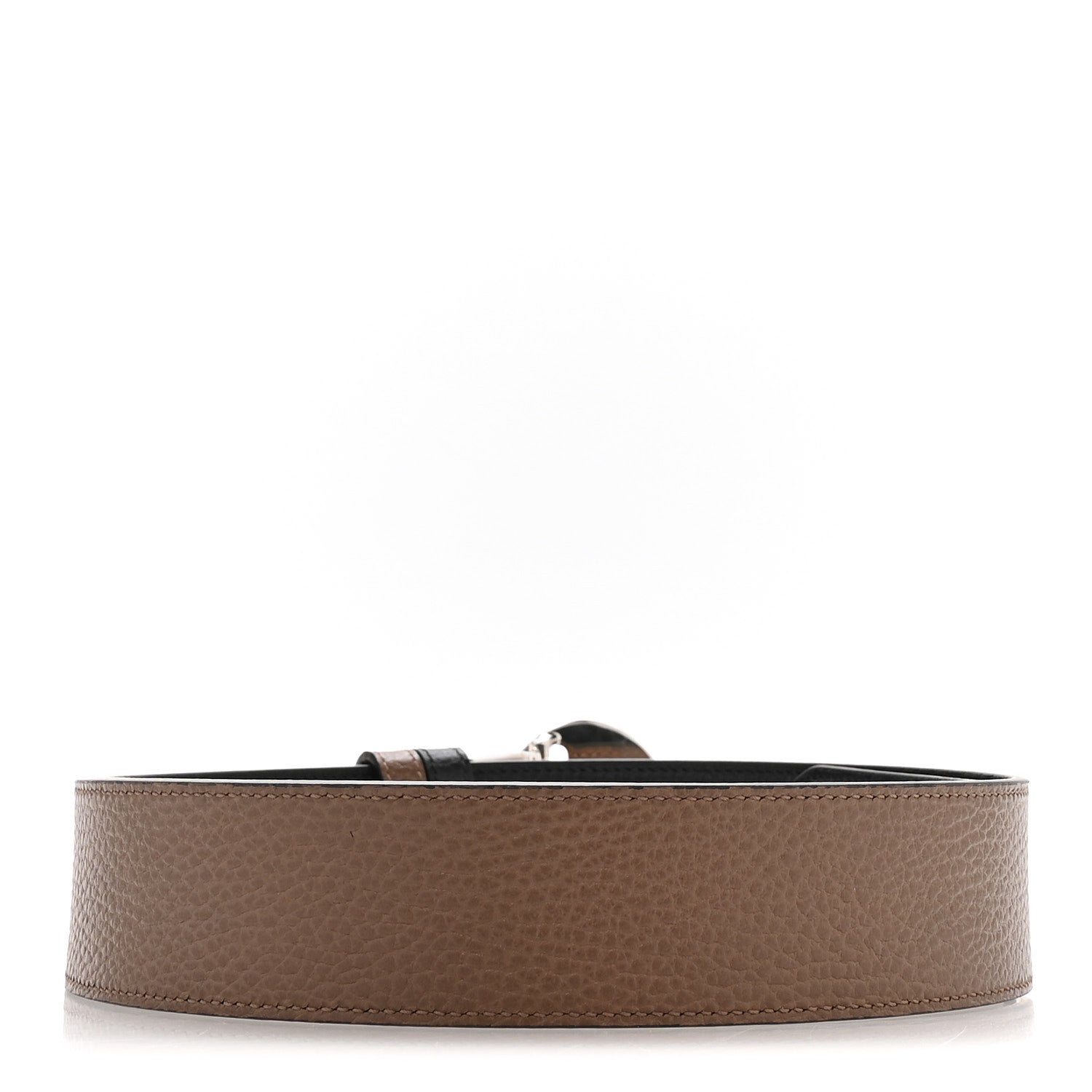 Gucci Calfskin 1973 Reversible Belt 100 40 Black Brown 4 of 7