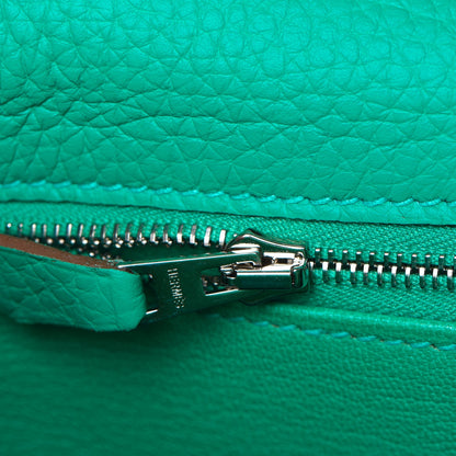 Hermes Taurillon Clemence Kelly Retourne 28 Menthe 21 of 28