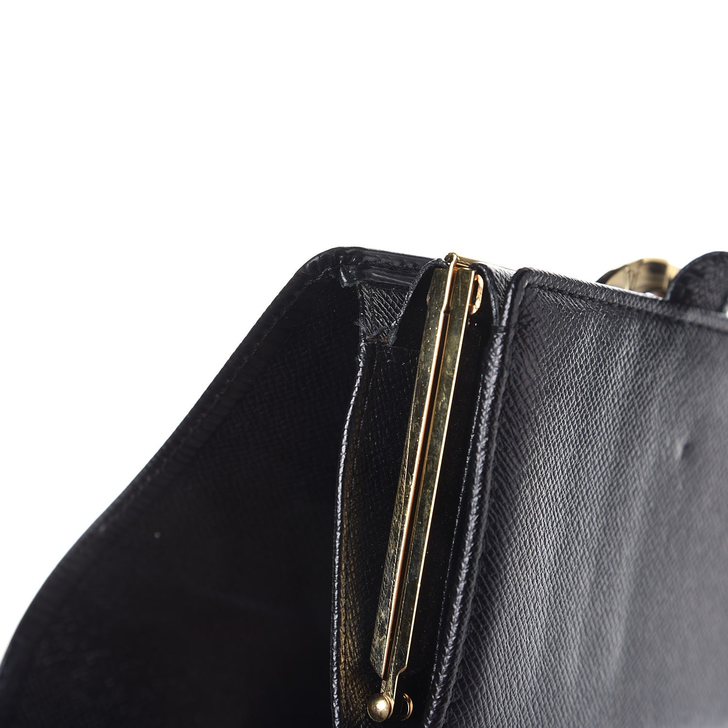 Louis Vuitton Epi French Purse Wallet Black 9 of 9