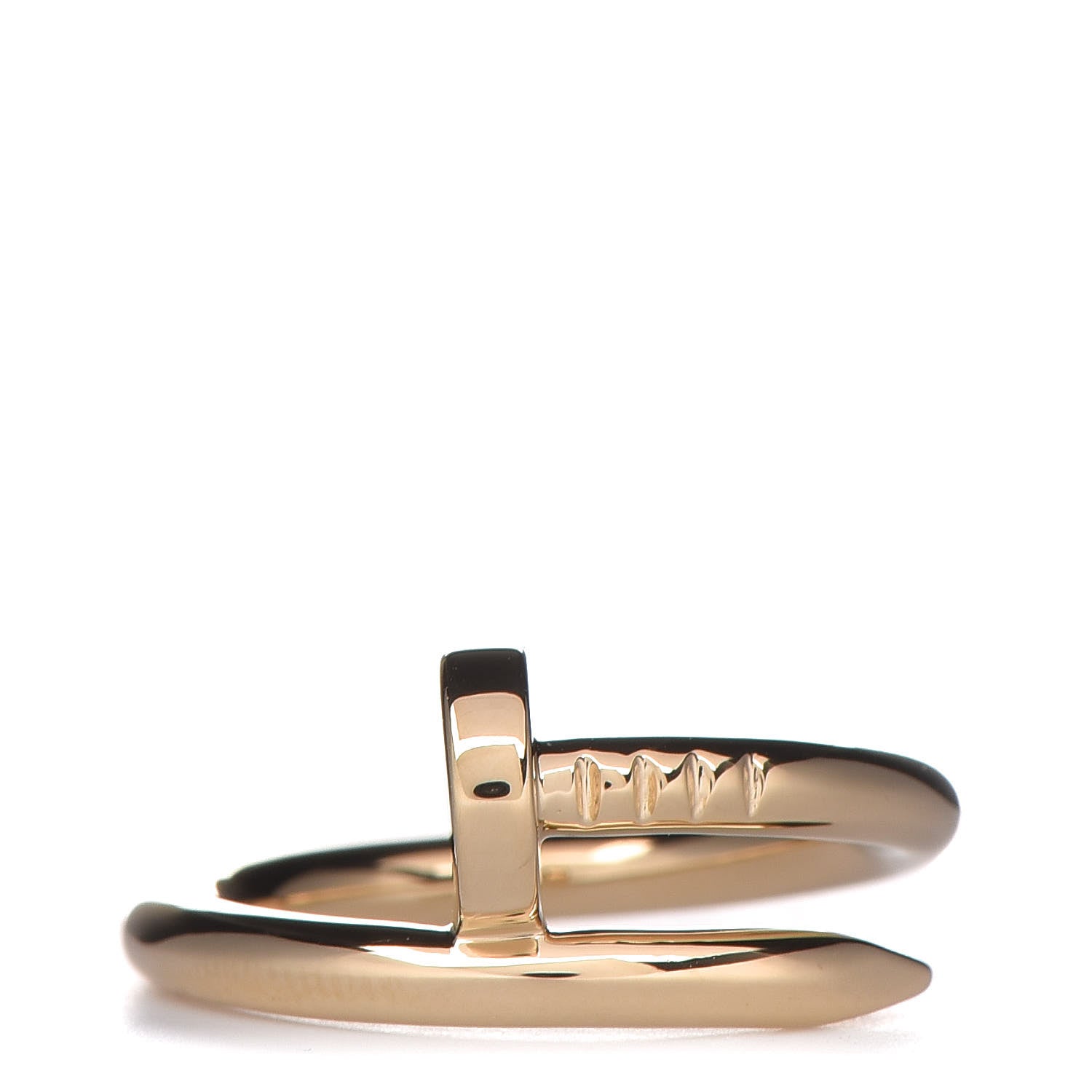 Cartier 18K Yellow Gold Juste Un Clou Ring 53 6.25 1 of 5