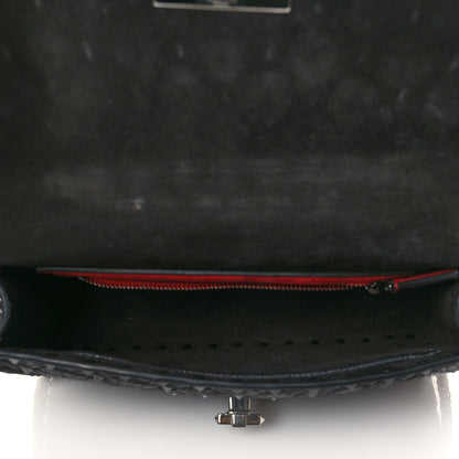 Valentino Garavani Craquele Nappa Medium Rockstud Spike Shoulder Bag Black 5 of 6