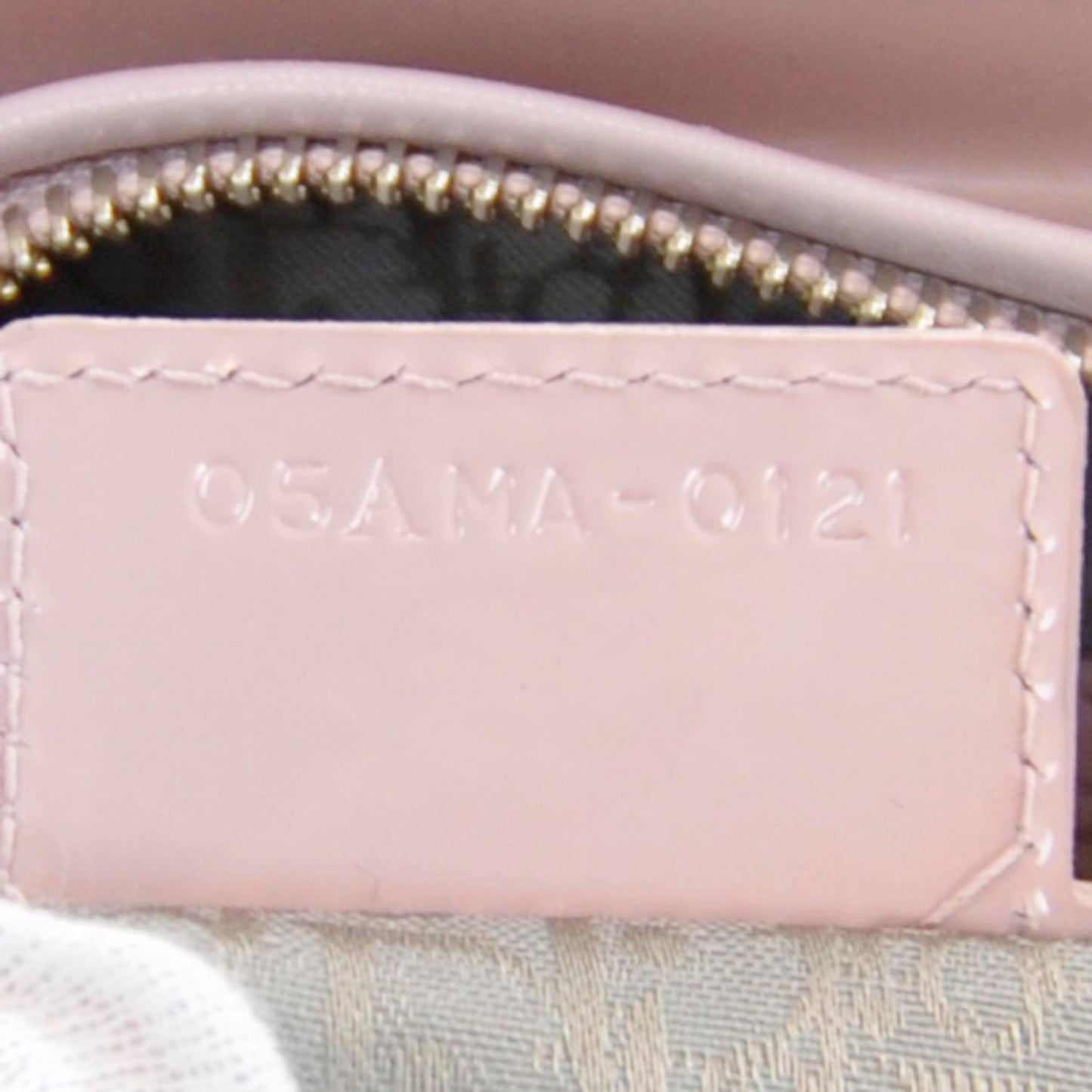 Patent Cannage Large Lady Dior Pink