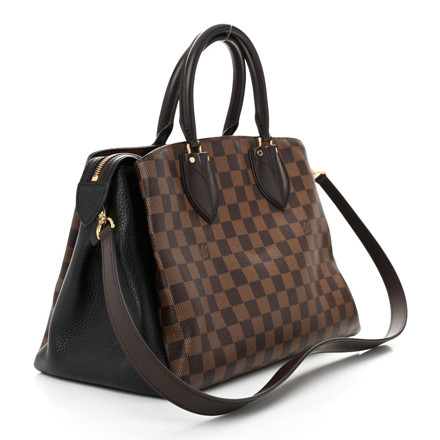 Cuir Taurillon Damier Ebene Normandy Black