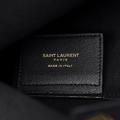 Saint Laurent Calfskin Toy Shopping Tote Black 7 of 15