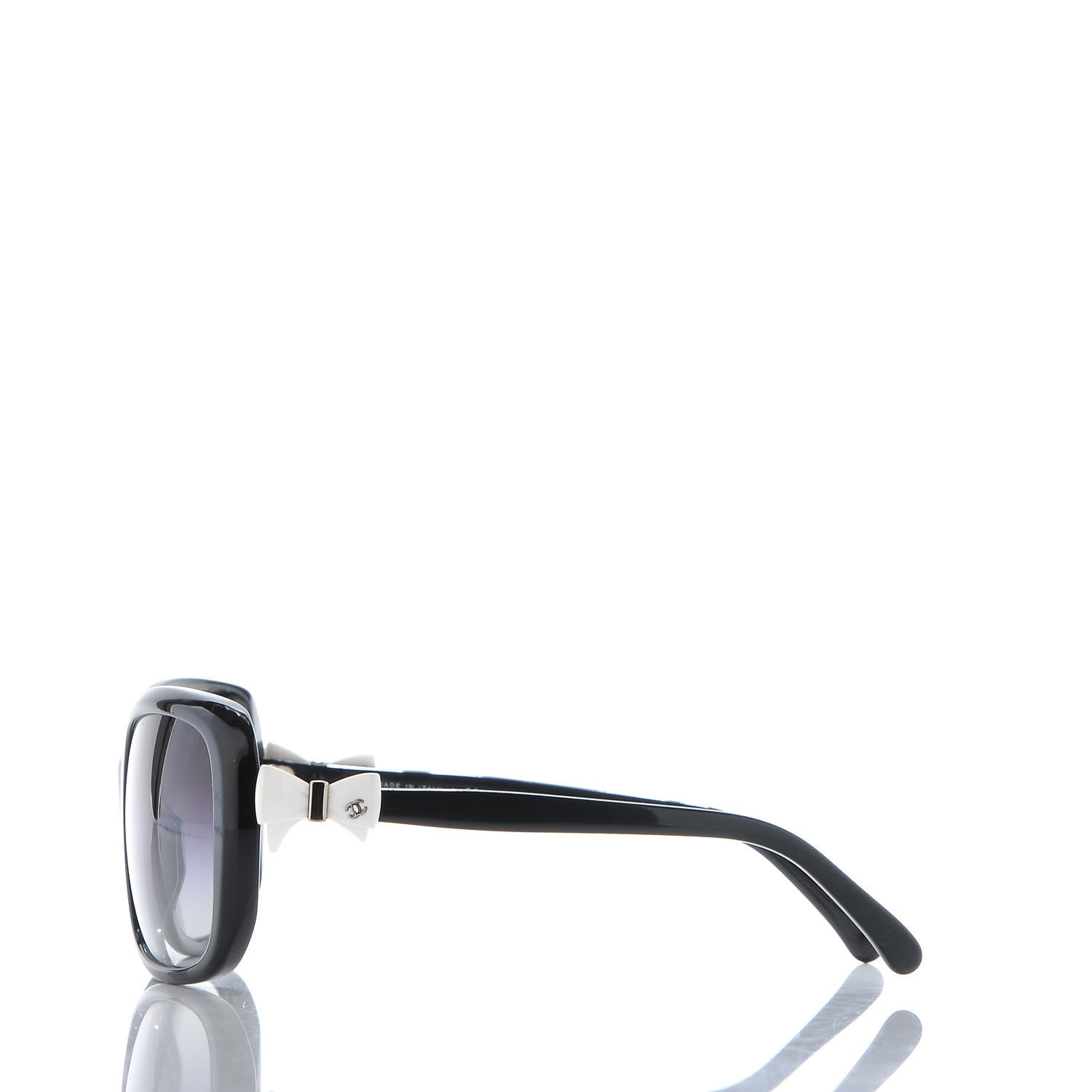 Chanel CC Bow Sunglasses 5171 Black White 3 of 9