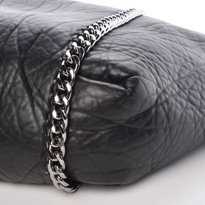 Stella McCartney Shaggy Deer Shearling Chain Falabella Tote Black 9 of 9