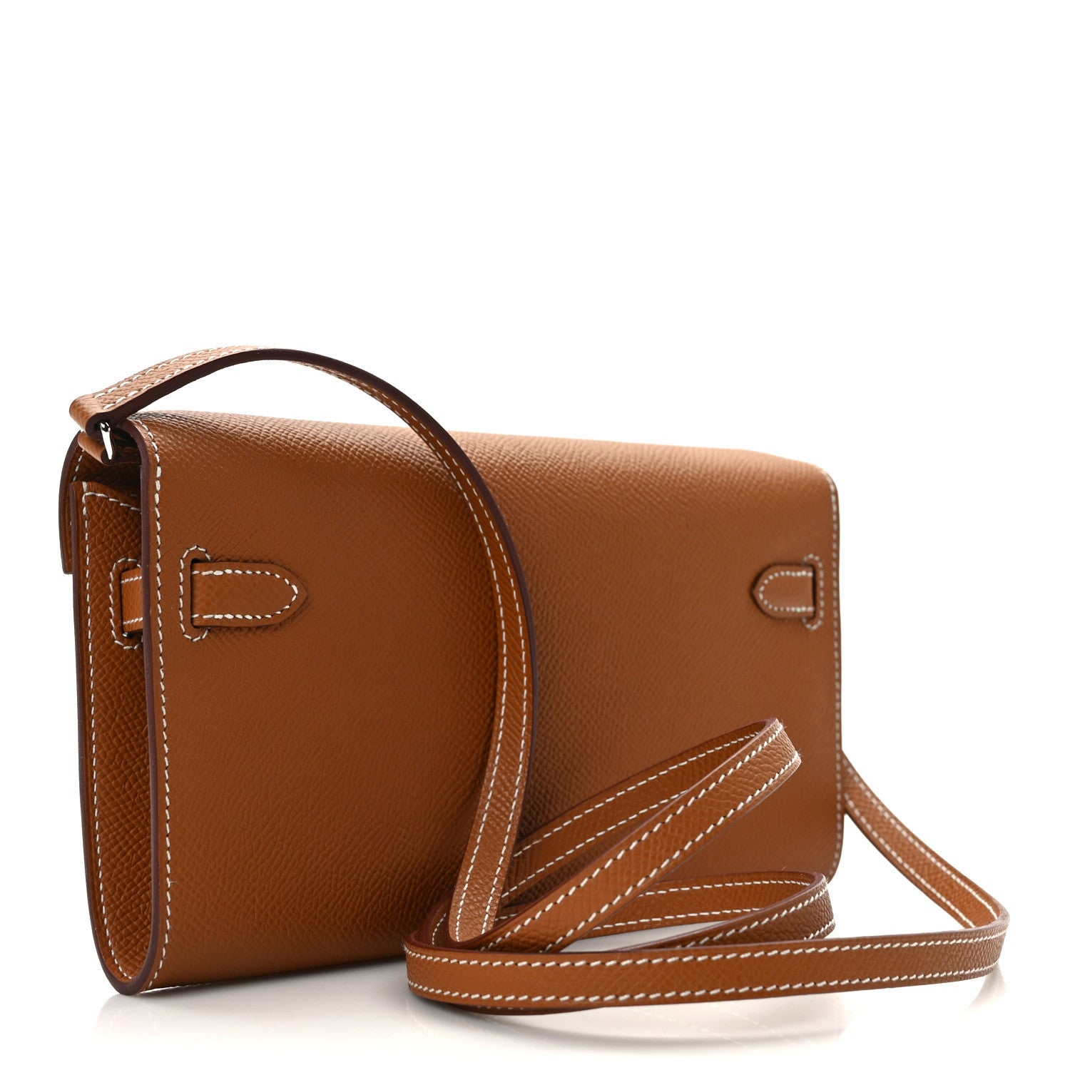 Hermes Epsom Kelly Wallet To Go Gold 3 of 11