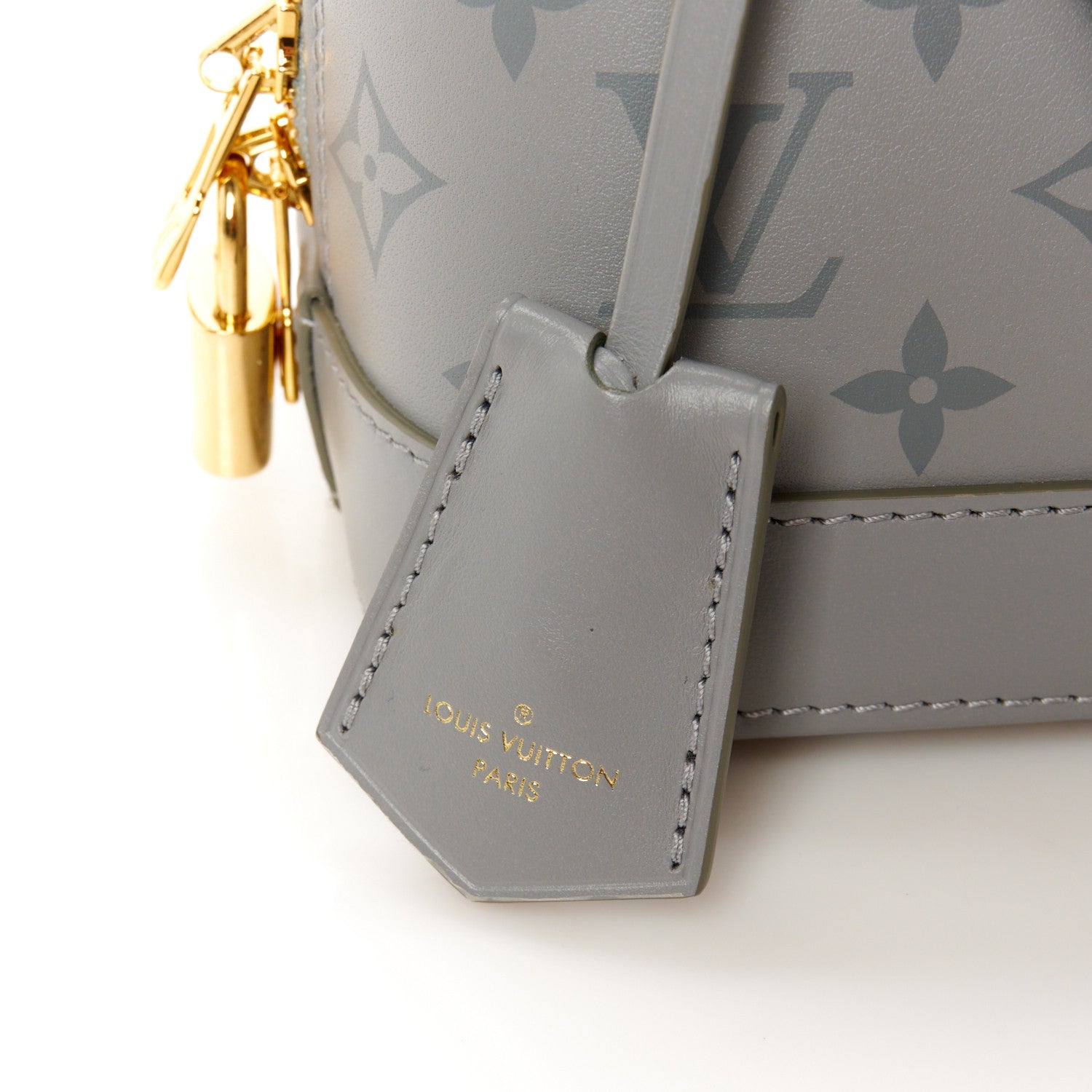 Louis Vuitton Monogram Alma BB Ink Gris Trianon 7 of 11