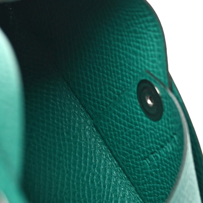 Hermes Epsom Calvi Card Case Vert Jade 5 of 7