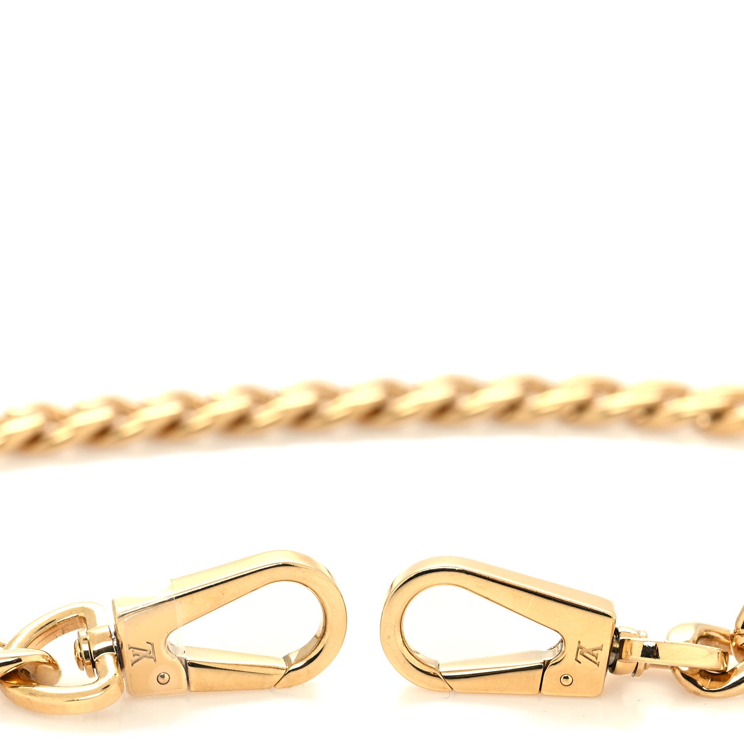 Louis Vuitton LOUIS VUITTON Short Chain Strap Gold 3 of 3