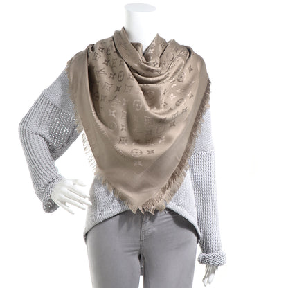 Louis Vuitton Silk Wool Monogram Shawl Verone 2 of 5