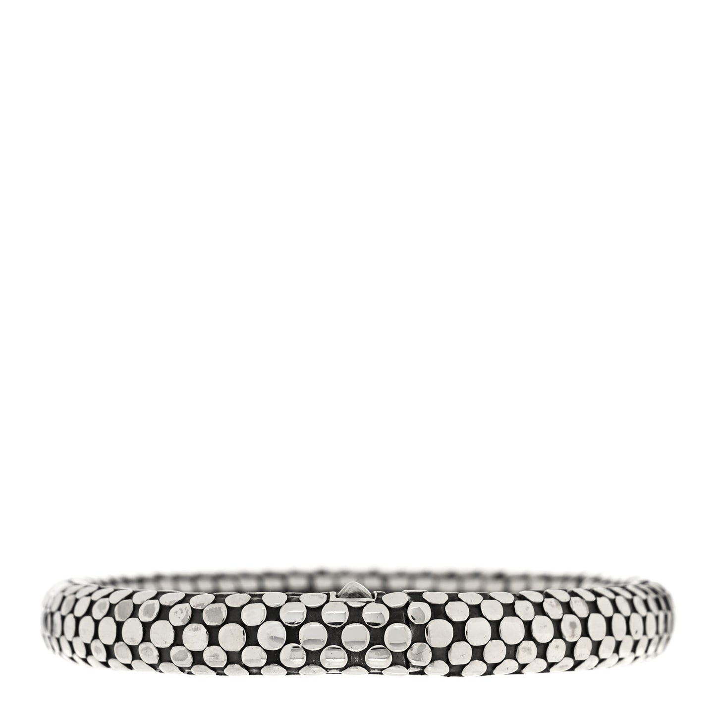 Sterling Silver 8mm Dot Bangle Bracelet