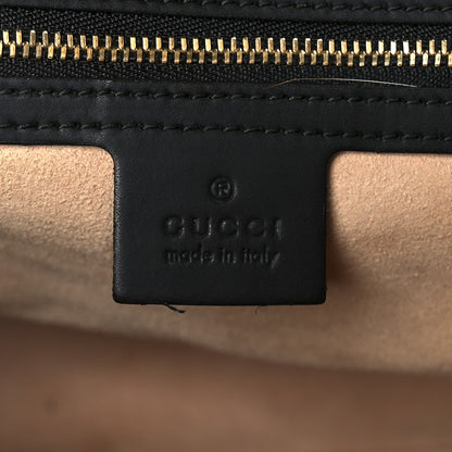 Gucci Soft GG Supreme Monogram Bees Small Crossbody Tote Beige Oro Black 6 of 13
