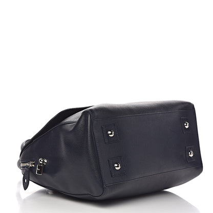Mulberry Glossy Goatskin Medium Del Rey Satchel Midnight Blue 4 of 12