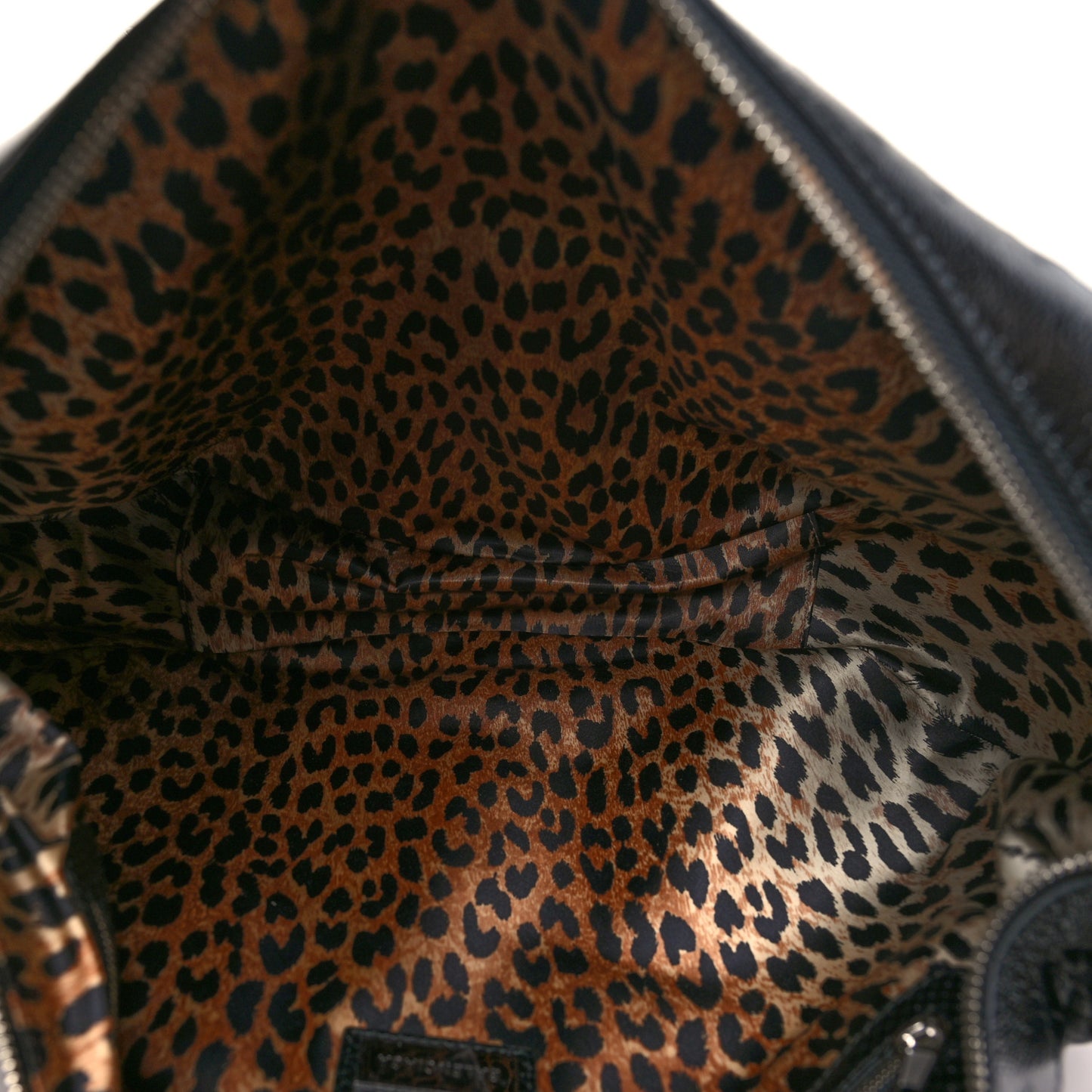 Shiny Calfskin Crocodile Embossed Essex Hobo Black