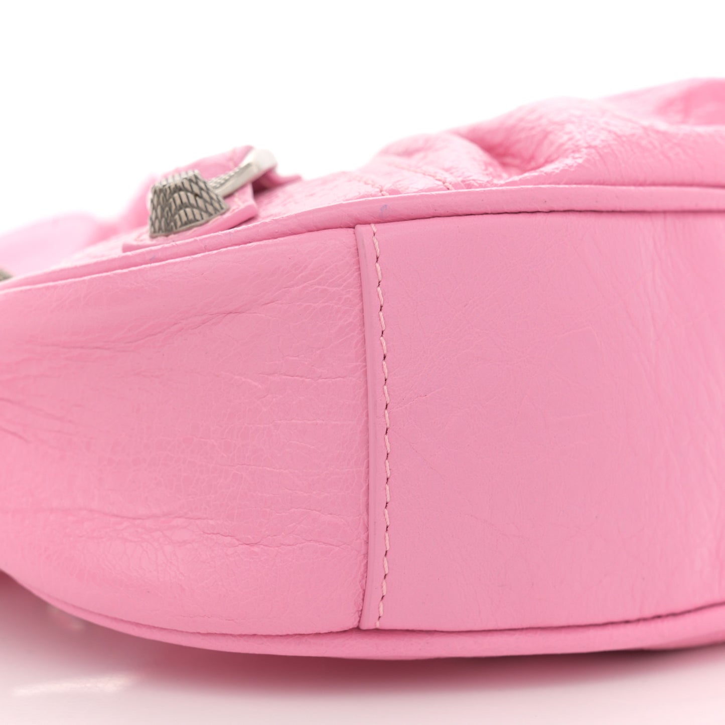 Agneau Arena Le Cagole Shoulder Bag XS Candy Pink