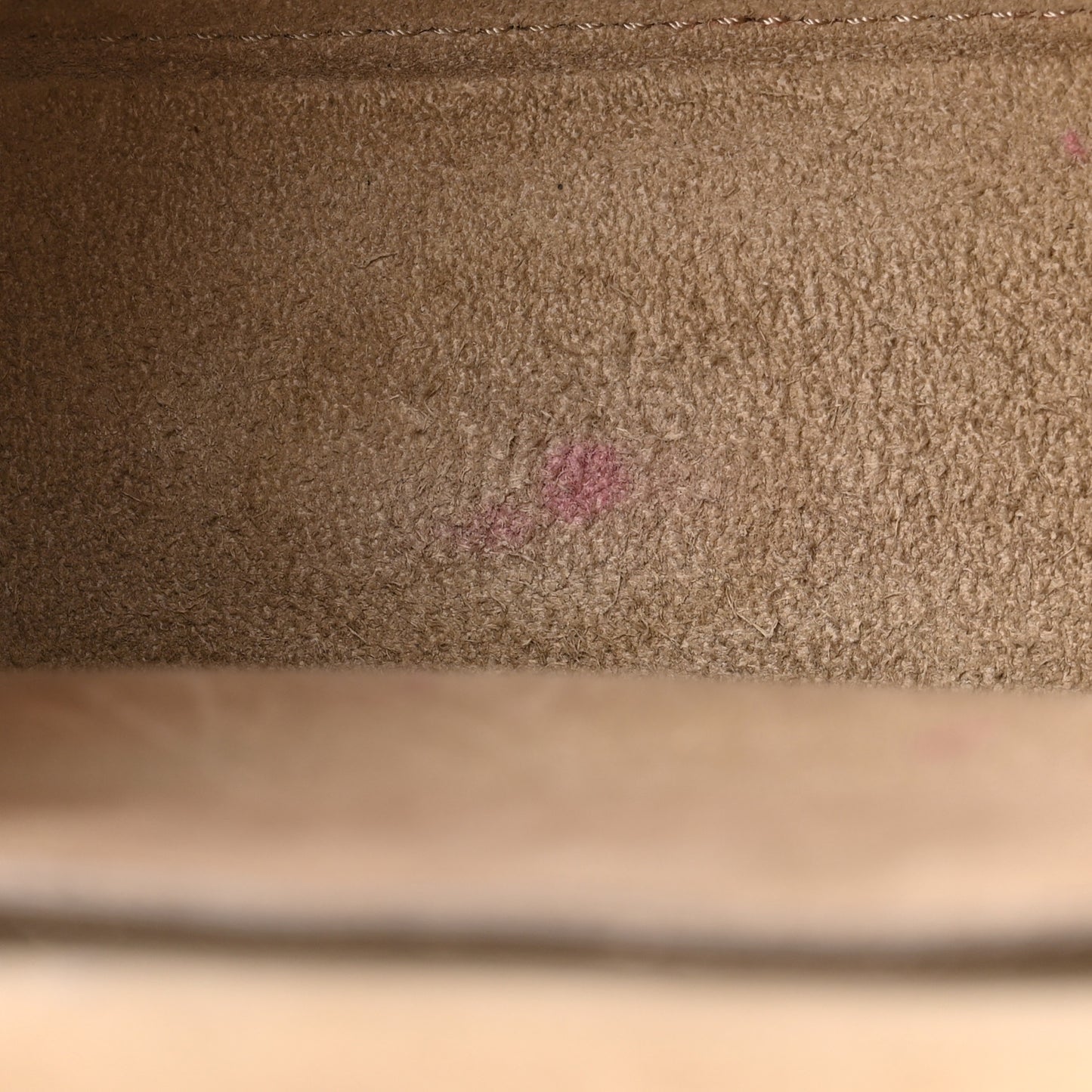 Suede Smooth Calfskin Drew Shoulder Bag Poppy