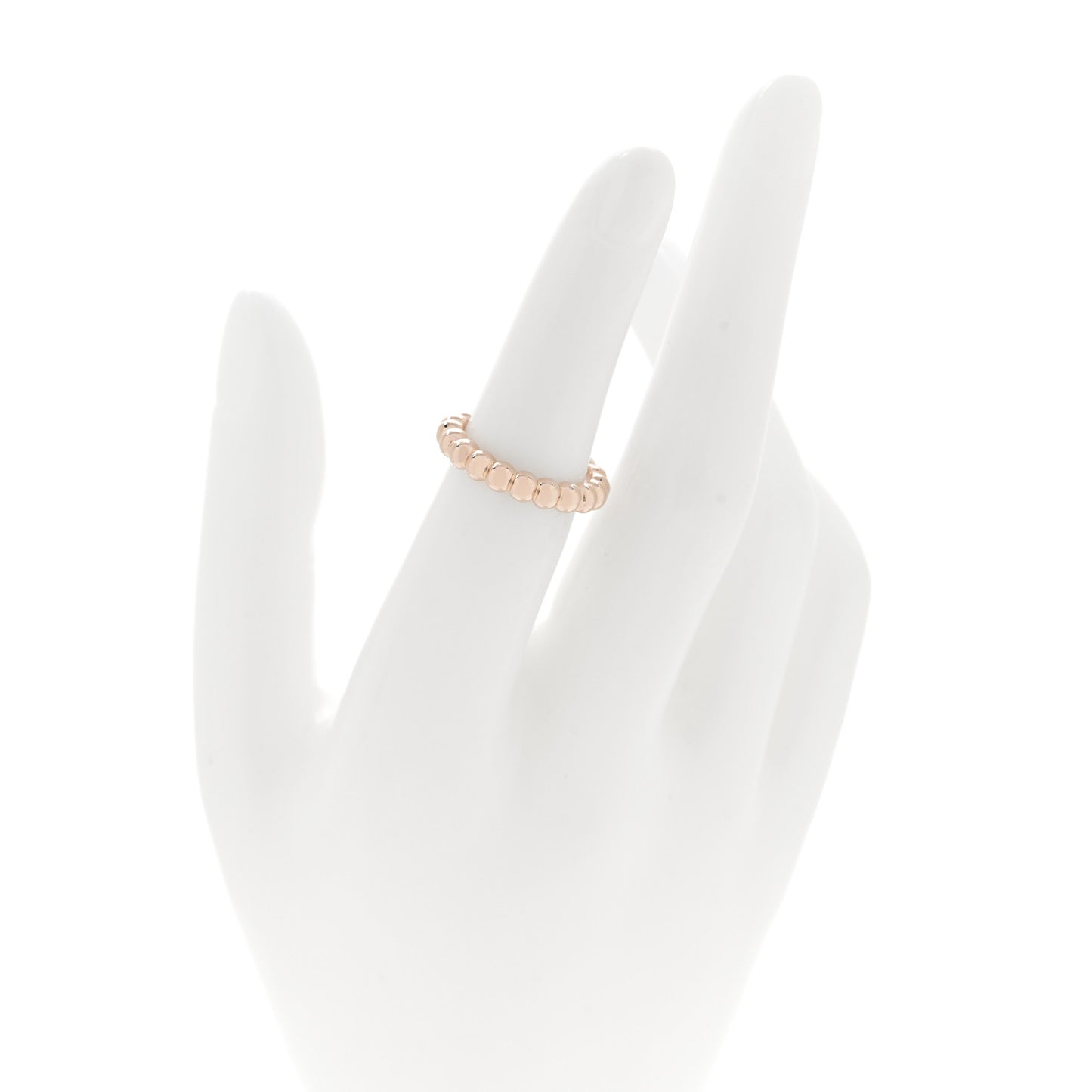 18K Rose Gold Medium Perlee Ring 50 5.25