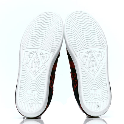 Gucci Terry Cloth GG Monogram Womens Ace Sneakers 36 Blue Red 4 of 6