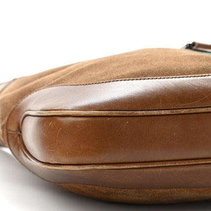 Gucci Suede Web Small Jackie O Hobo Light Brown 19 of 20