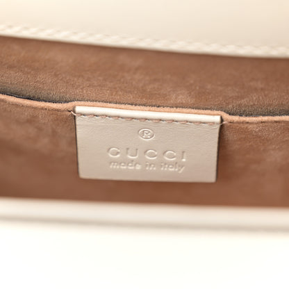 Gucci Calfskin Mini Sylvie Chain Shoulder Bag White 6 of 11