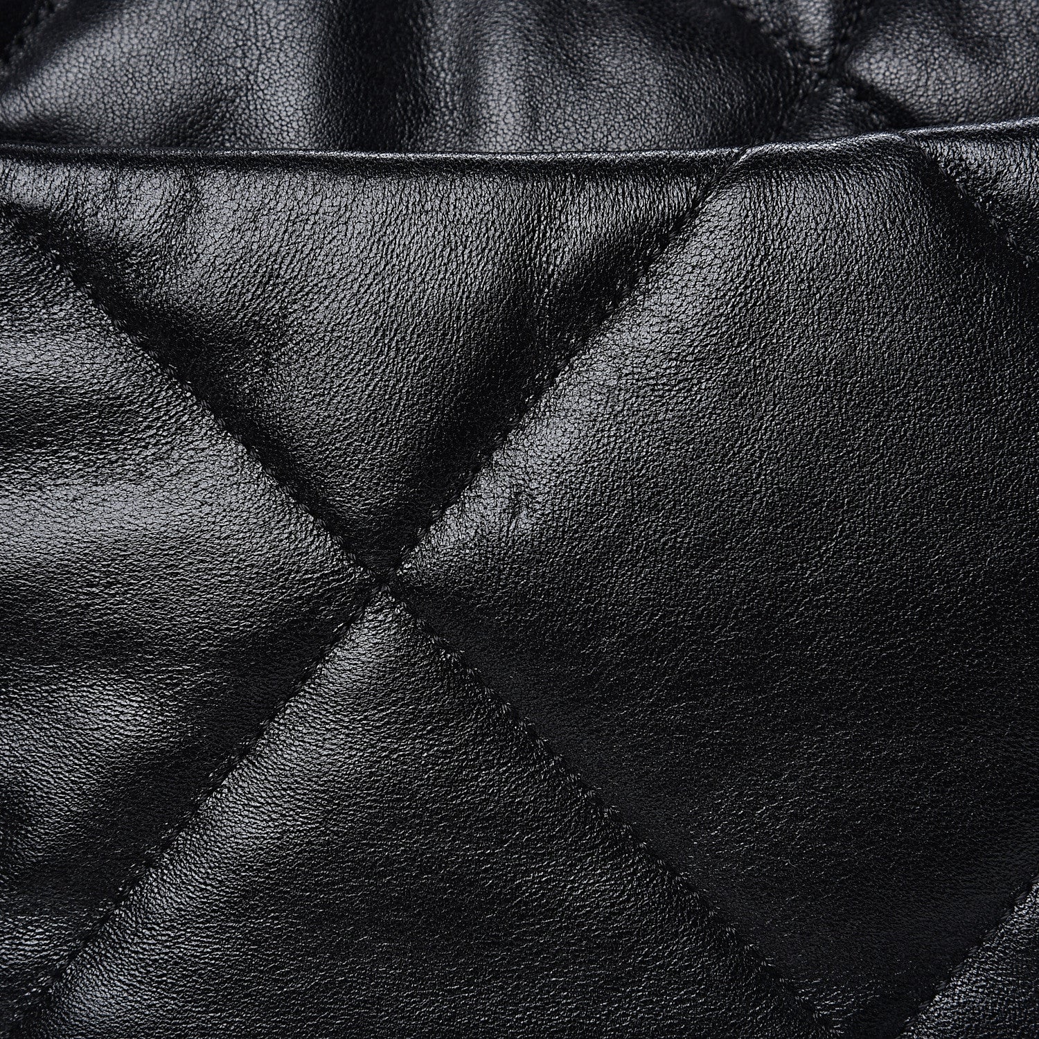 Chanel Lambskin Quilted Large 19 Flap Black 12 of 14