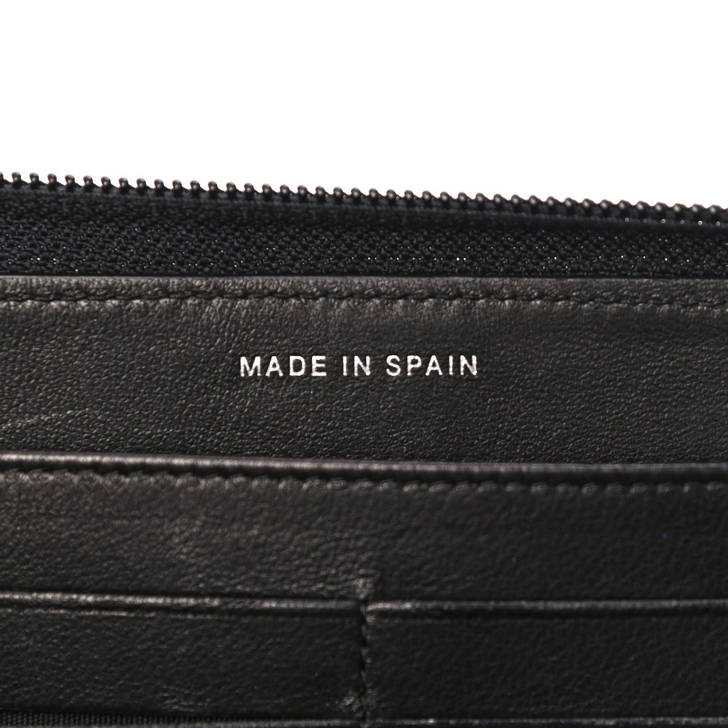 Chanel Caviar Quilted Boy Long Zip Around Wallet Black 7 of 11