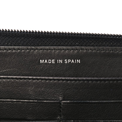 Chanel Caviar Quilted Boy Long Zip Around Wallet Black 7 of 11