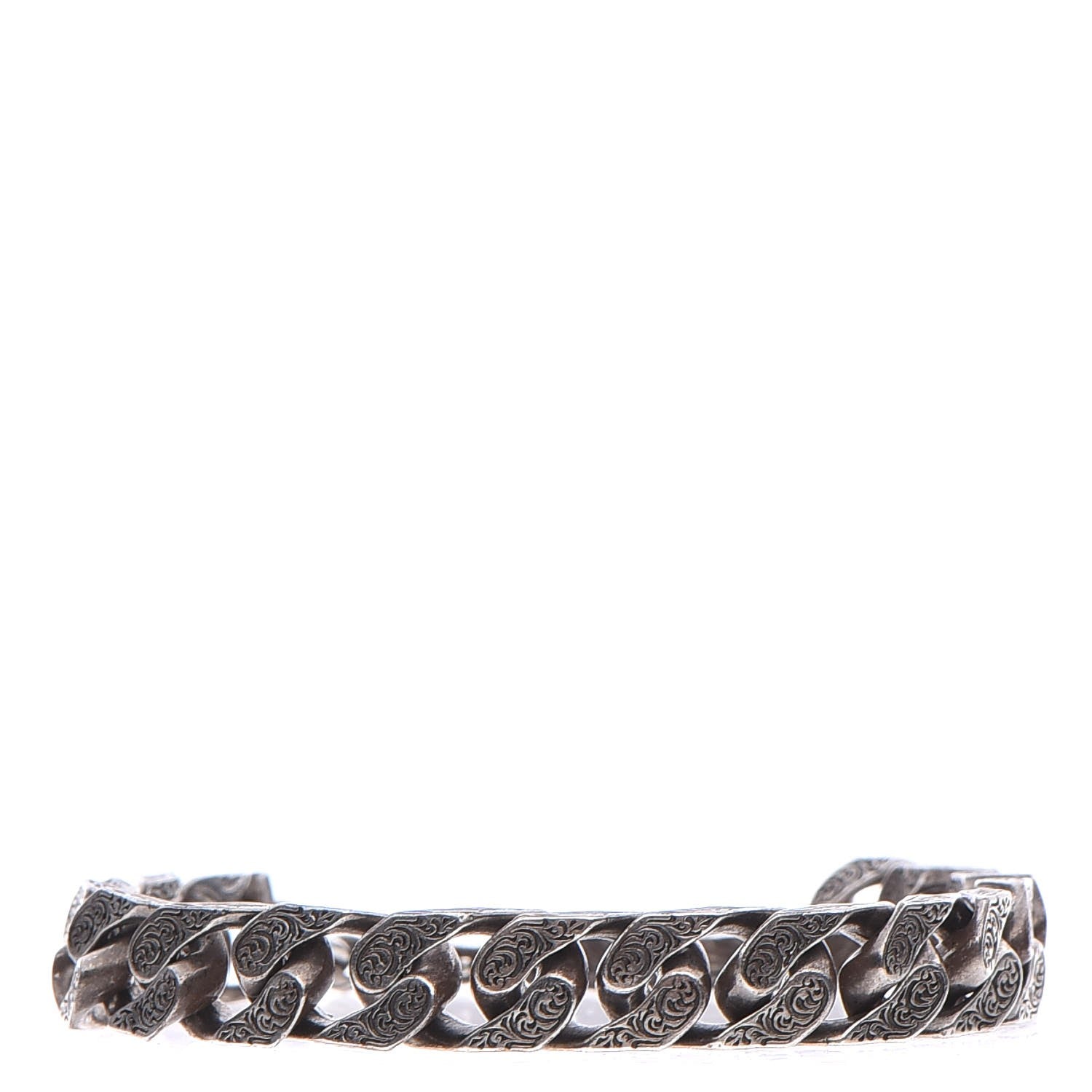 Gucci Sterling Silver Interlocking G Chain Bracelet 1 of 7