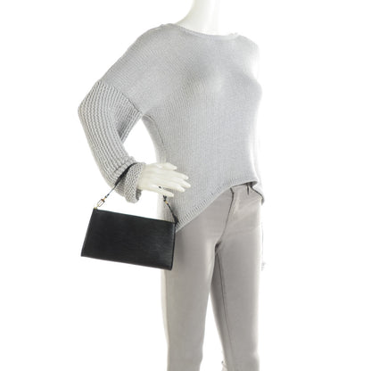 Louis Vuitton Epi Pochette Accessories 24 Black 2 of 7